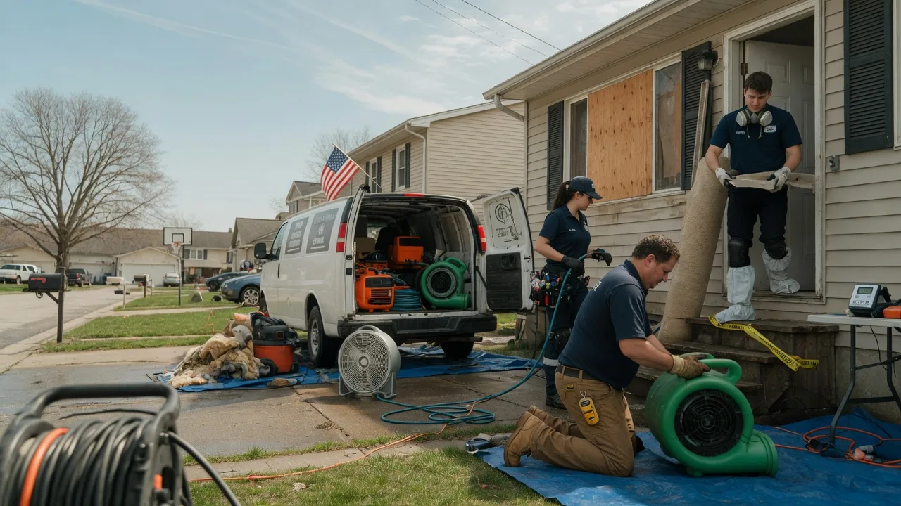 Water Damage Restoration in Dennis, KS near me